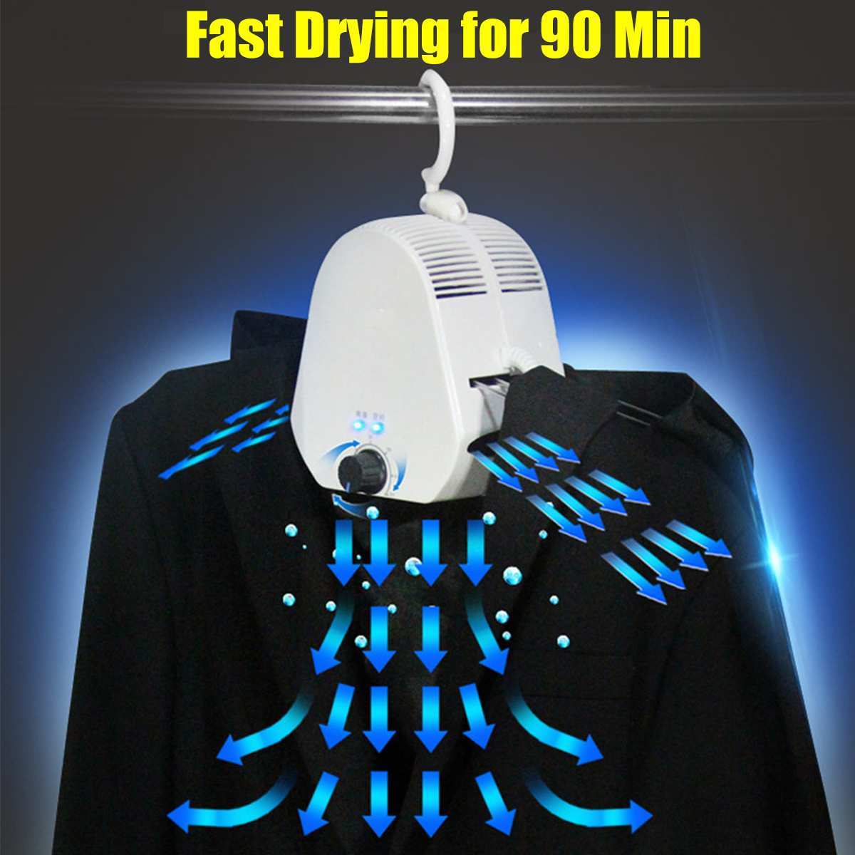 Travel Portable Electric Air Clothes Dryer Folding Fast Drying Machine