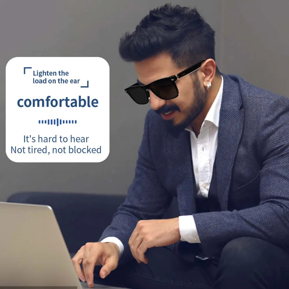 SENBONO Smart Glasses Wireless Bluetooth Hands-Free Call Music