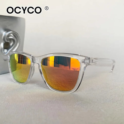 Fashion Vintage Square Sports Sunglasses Men Women Fishing Driving For