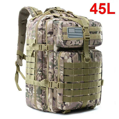 QT&QY 30/50L Tactical Backpacks For Man Hking Outdoor Survival  Bags