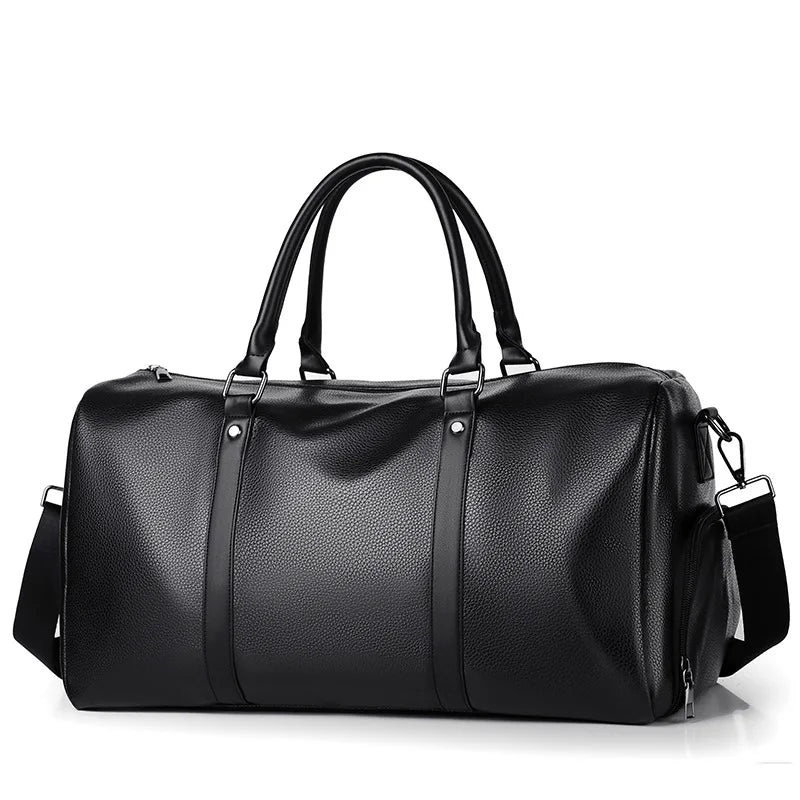 Luxury Brand Leather Travel Bags Handbag Travel Men Large Luggage Tote