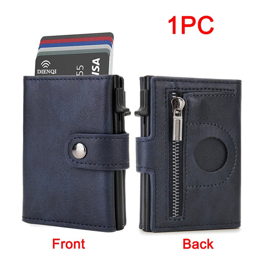 Rfid Carbon Fiber Men Wallets for Airtag Luxury Slim Mini Credit Card