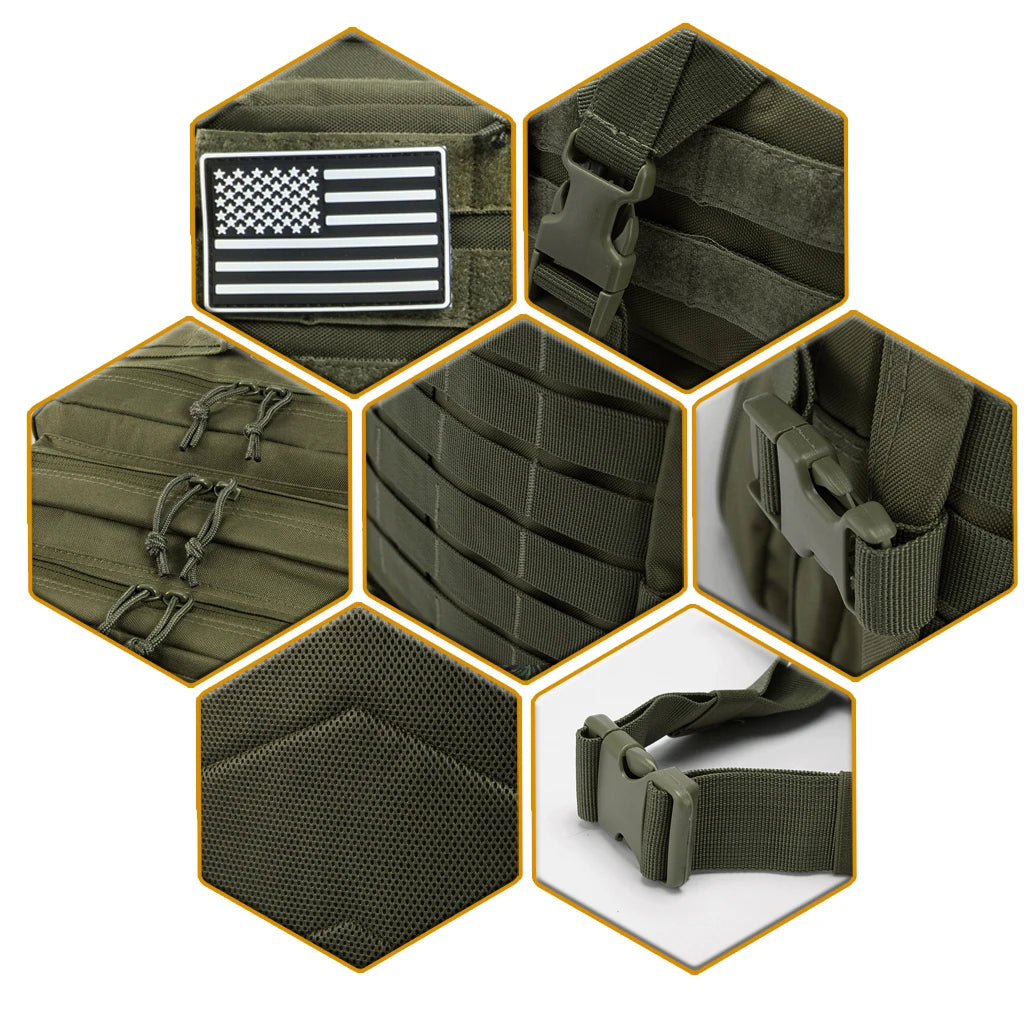 QT&QY 30/50L Tactical Backpacks For Man Hking Outdoor Survival  Bags