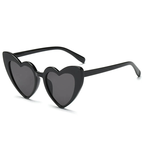 Heart Shaped Sunglasses Women Cat Eye Female Sun Glasses Brand Retro