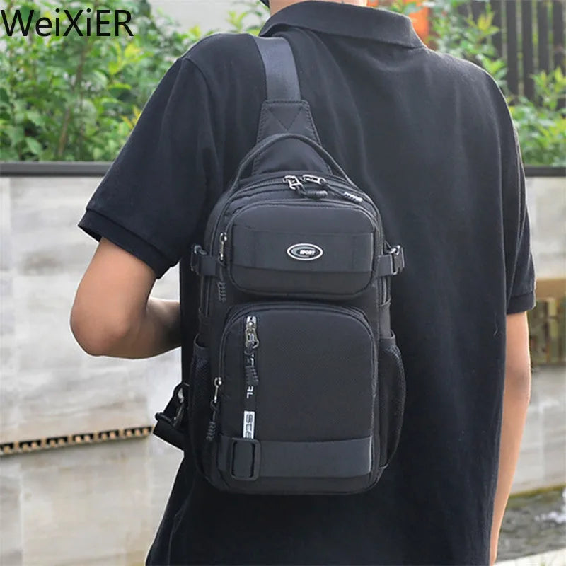 Fashion Multifunction Men's Shoulder Bag Running Outdoor Sling