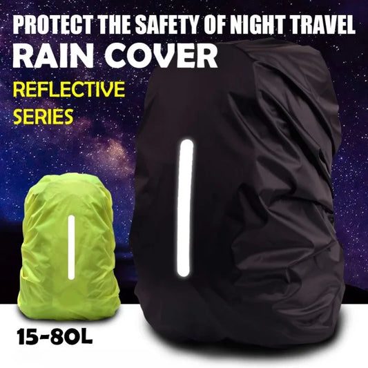 Reflective Waterproof Backpack Rain Cover Outdoor Sport Night Cycling