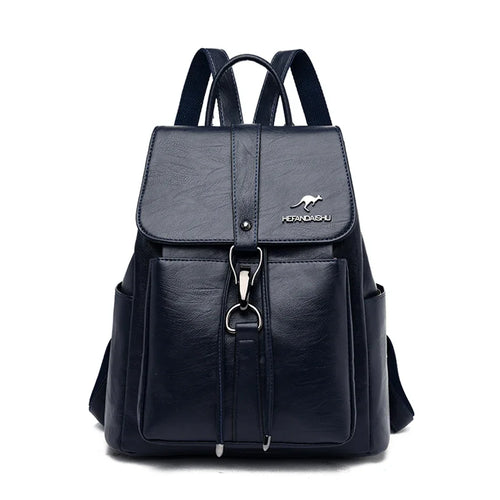 Bagpack Luxury Women Backpack Soft Leather Backpacks for Teenage Girls