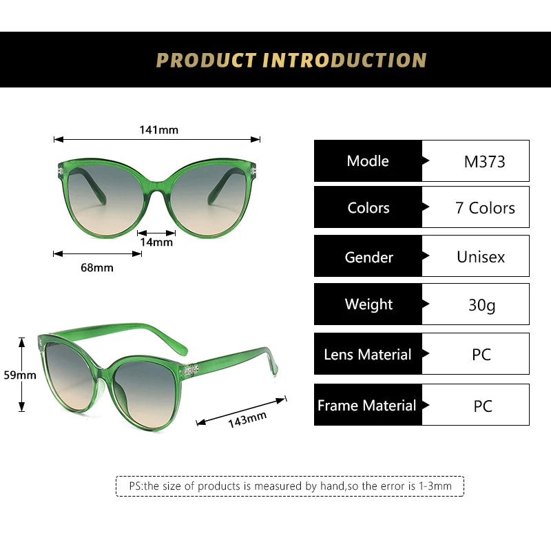 Cat Eye Sunglasses Sunglasses Outdoor Driving Sunshade Decoration