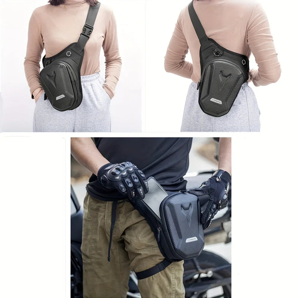 Men's Motorcycle Leg Bag Camping Leisure Waist Bag Waist Bag Travel