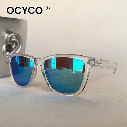Fashion Vintage Square Sports Sunglasses Men Women Fishing Driving For