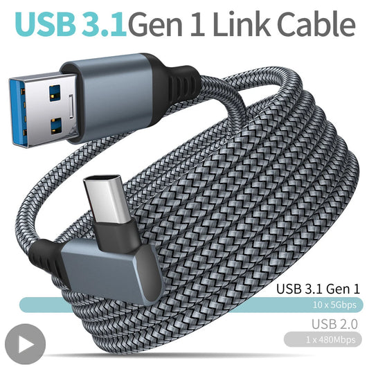 Link Cable 3 6 5M USB A To Type C For Oculus Quest 2 Quest2 Accessory