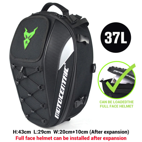Motocentric Waterproof Motorcycle Tail Bag Multifunction Motorcycle