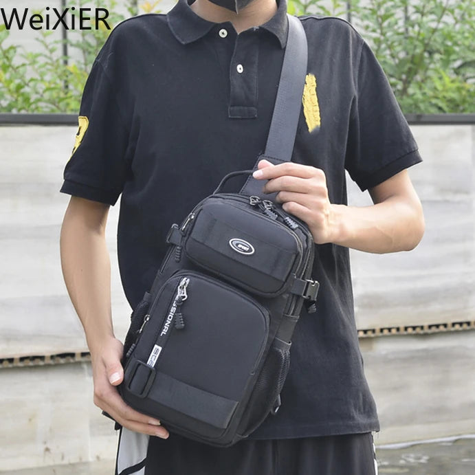 Fashion Multifunction Men's Shoulder Bag Running Outdoor Sling