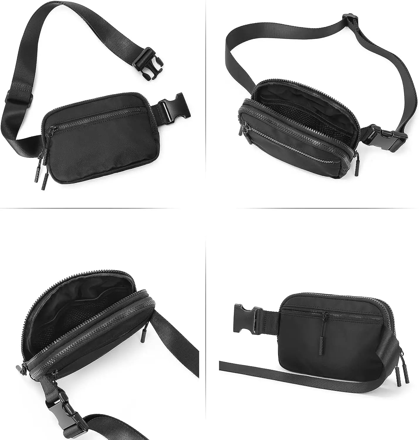 Casual Minimalist Small Crossbody Bag, All-Match Outdoor Sports Zipper