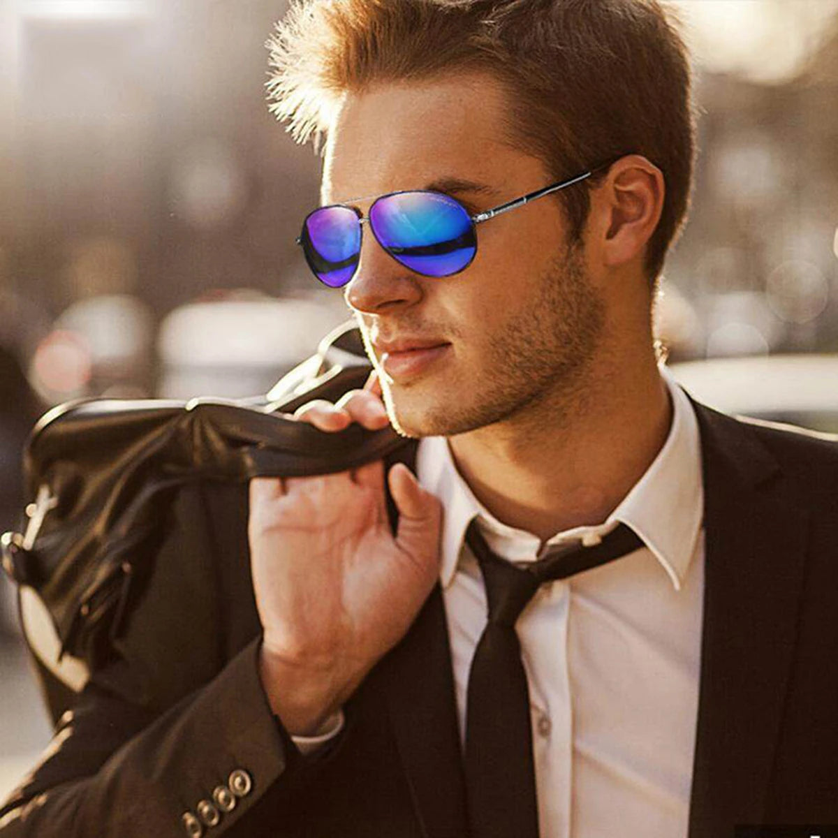 Shades Oversized Polarized Sunglasses for Mens, Outdoor Sun Glasses