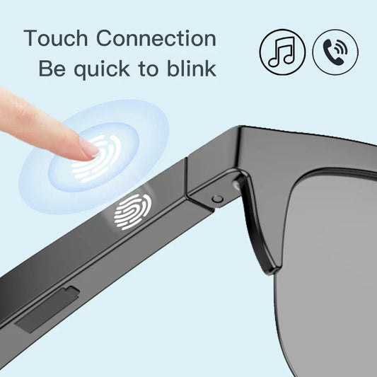 Smart Bluetooth V5.3 Sunglasses Glasses Call Outdoor Sports Headphones