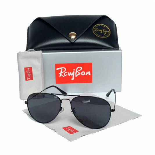 Classic Pilot Polarized Sunglasses Men Luxury Metal Black Aviation Sun