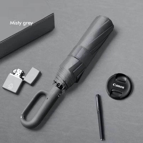 Ring Buckle Design 20 Rib Fully Automatic Umbrella for Men Folding
