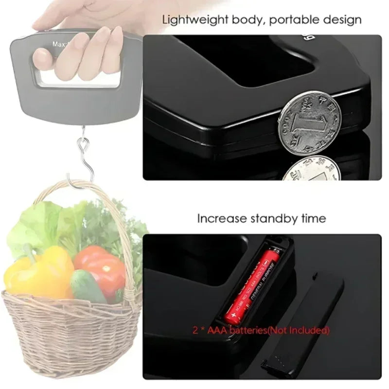 Digital Luggage Scale Electronic Portable Suitcase Travel Weighs With