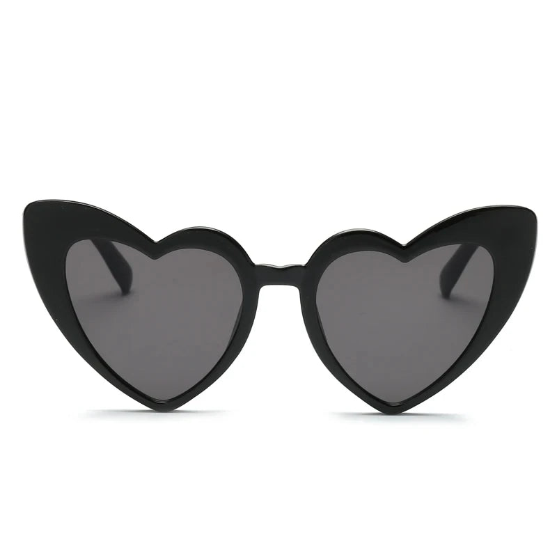 Heart Shaped Sunglasses Women Cat Eye Female Sun Glasses Brand Retro
