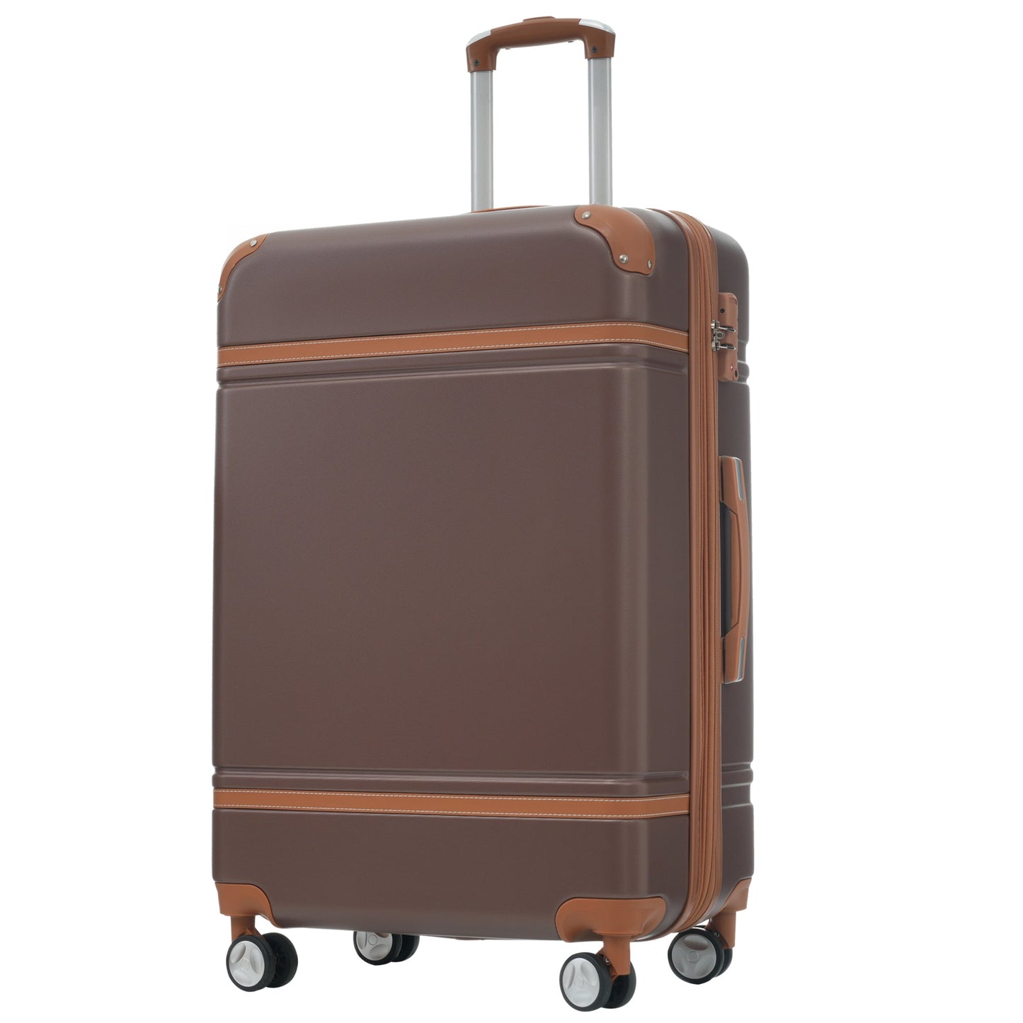 Hardshell Luggage Sets 3 Pieces 20'+28' Luggages and Cosmetic Case