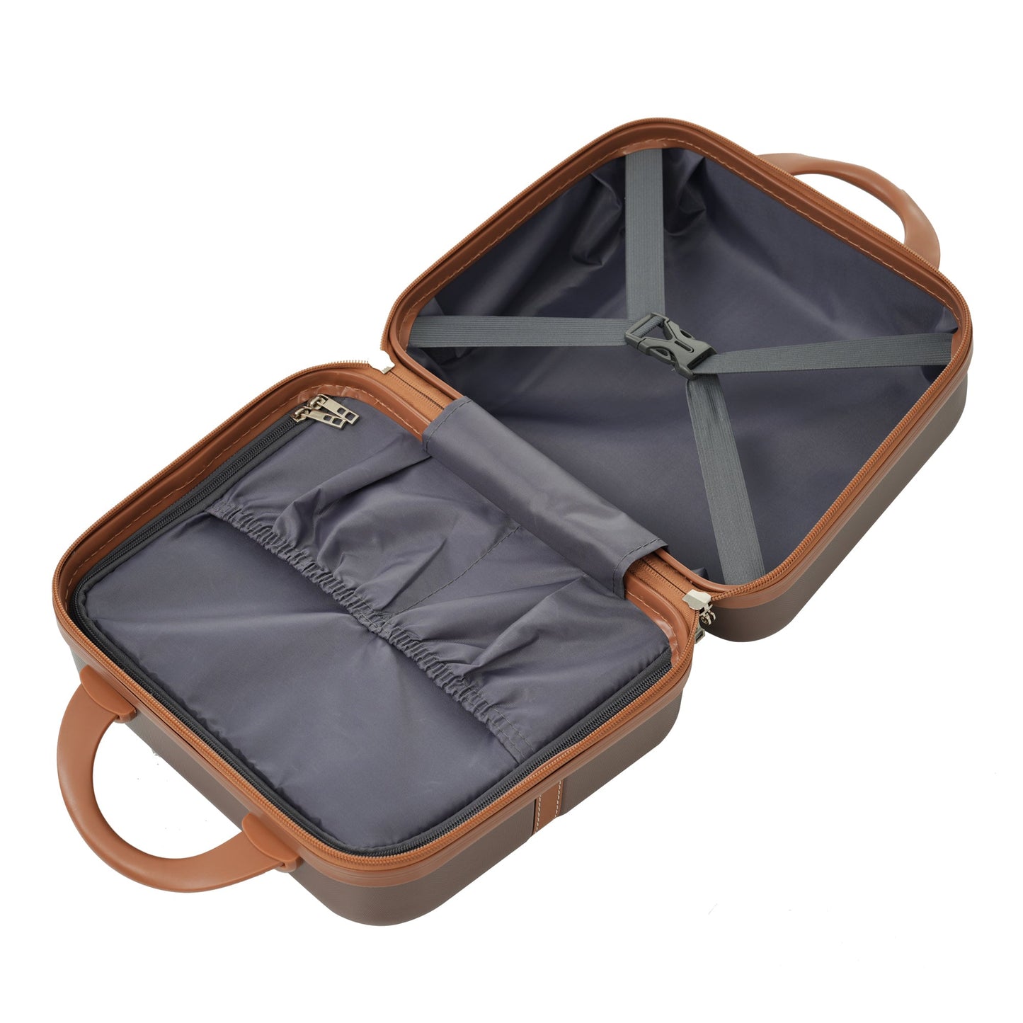 Hardshell Luggage Sets 3 Pieces 20'+28' Luggages and Cosmetic Case