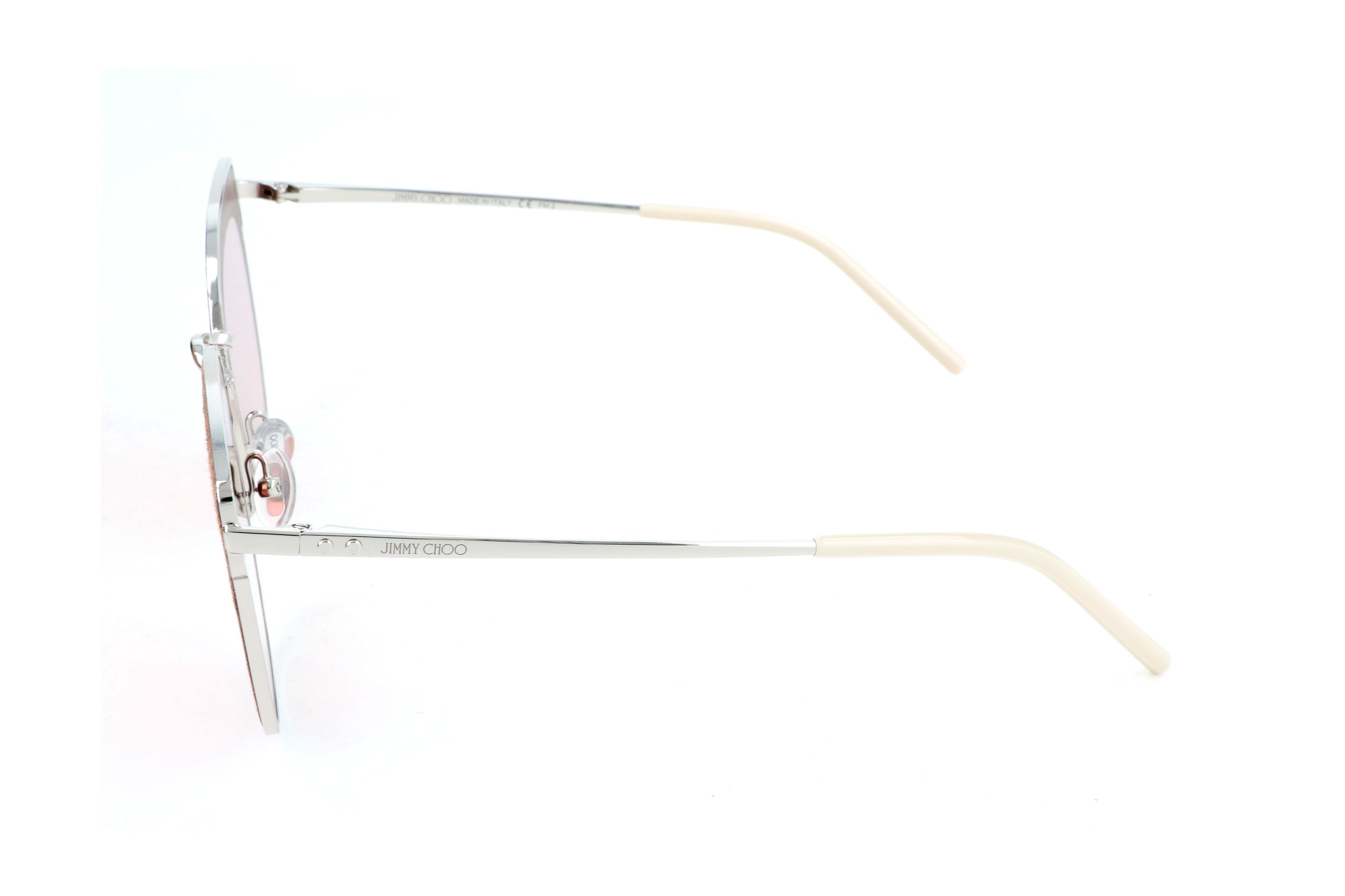Jimmy Choo Womens Sunglasses NILE S S0J 63 12 140 SILVER BEIGE