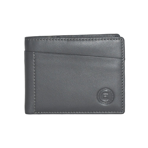 Men's Wallet with Zippered Pocket