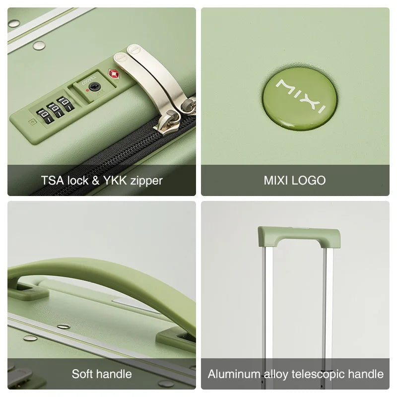 Mixi Brand Luxury Design Carry On Suitcase Polycarbonate Travel