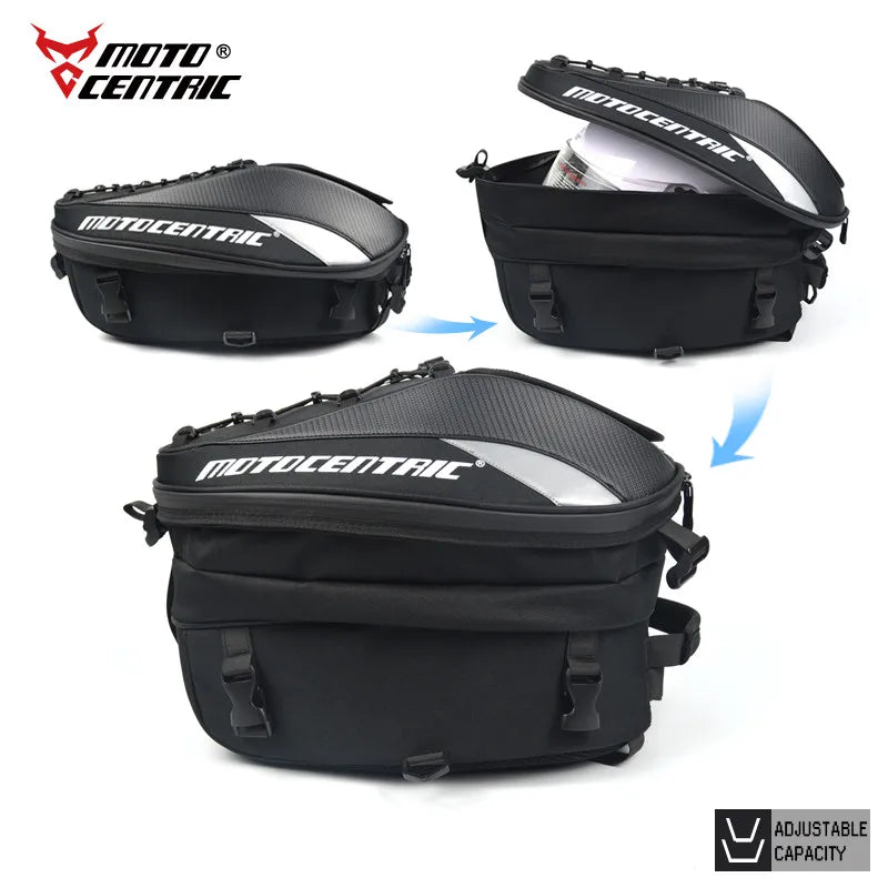 Motocentric Waterproof Motorcycle Tail Bag Multifunction Motorcycle