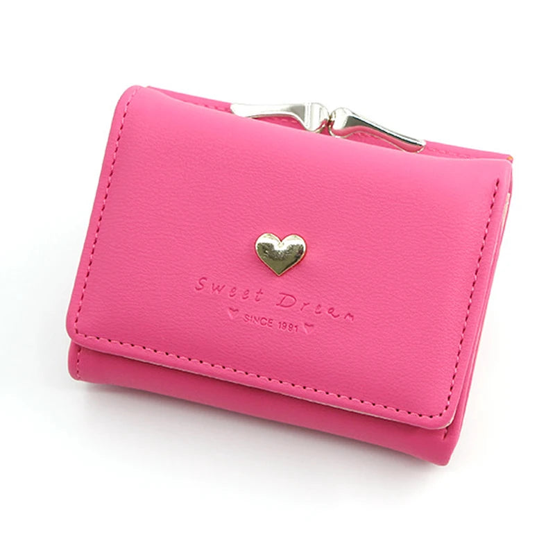 New Mini Short Women Wallets High Quality Coin Pocket Luxury Female