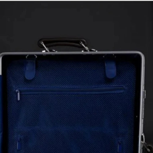 Famous Aluminium Luggage Aluminum Designer Suitcase Boutique Business