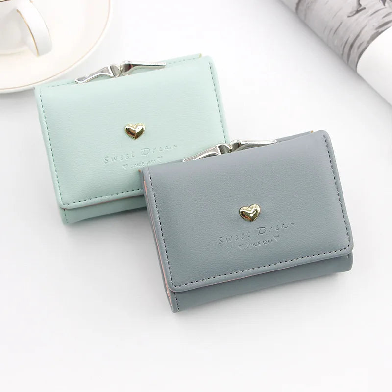 New Mini Short Women Wallets High Quality Coin Pocket Luxury Female