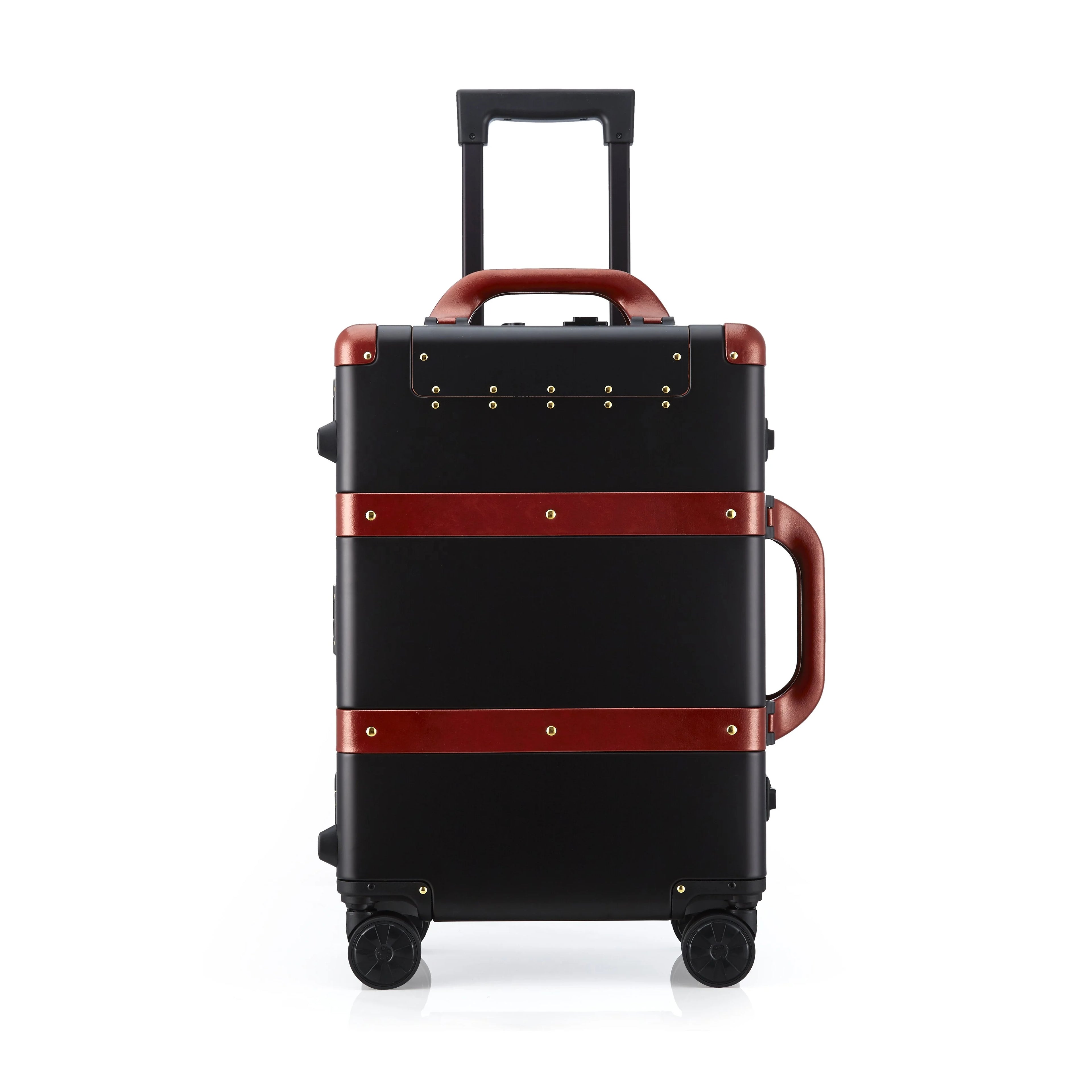 High quality aluminum alloy luggage luxury custom travel trolley hard