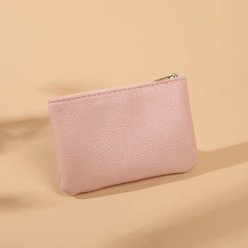 Fashion Leather Short Coin Purses Women Small Change Money Bags Pocket