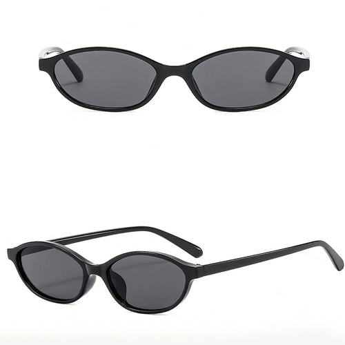 Stylish Unisex Oval Fashion Glasses - Small Frame Fashionable and