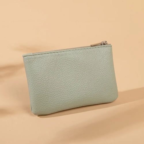 Fashion Leather Short Coin Purses Women Small Change Money Bags Pocket