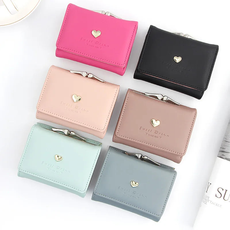 New Mini Short Women Wallets High Quality Coin Pocket Luxury Female