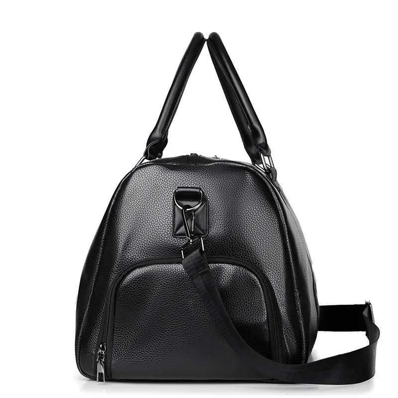 Luxury Brand Leather Travel Bags Handbag Travel Men Large Luggage Tote
