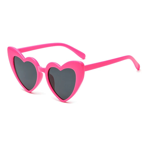 2024 New Heart shaped Cat Eye Sunglasses Women Large Frame Glasses