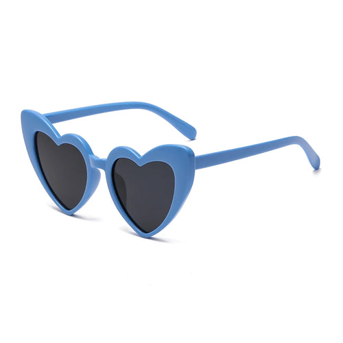 2024 New Heart shaped Cat Eye Sunglasses Women Large Frame Glasses