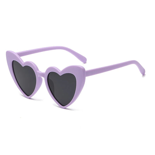 2024 New Heart shaped Cat Eye Sunglasses Women Large Frame Glasses