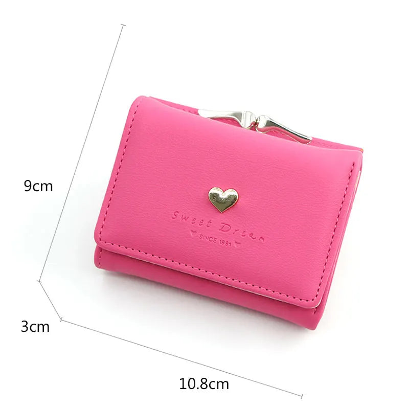 New Mini Short Women Wallets High Quality Coin Pocket Luxury Female