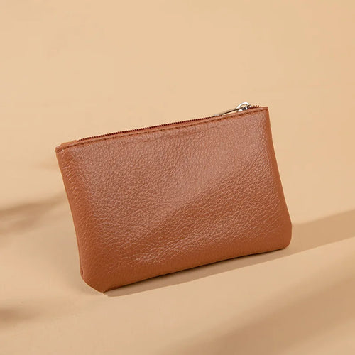 Fashion Leather Short Coin Purses Women Small Change Money Bags Pocket