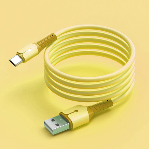 Multi Color lightweight liquid Data Cable Suitable For Android Samsung