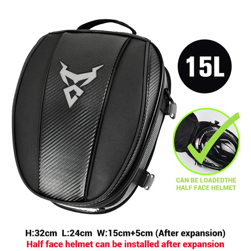 Motocentric Waterproof Motorcycle Tail Bag Multifunction Motorcycle