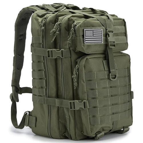 QT&QY 50L Man Tactical Backpacks Survival Traveling Bags Hking Outdoor