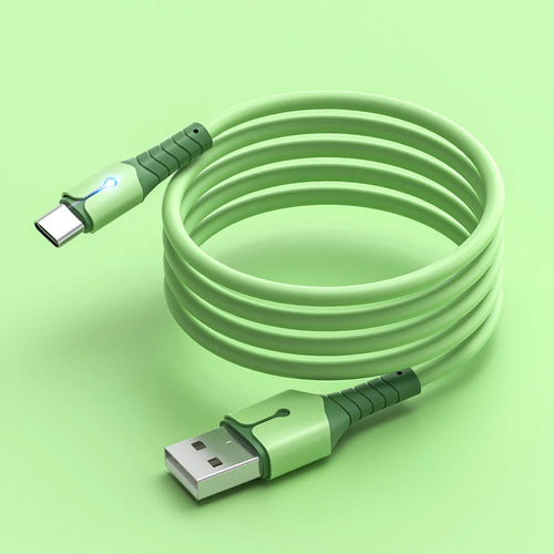 Multi Color lightweight liquid Data Cable Suitable For Android Samsung
