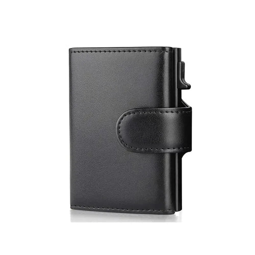 Rfid Microfiber Leather Men Wallets Fashion Card Holder Trifold Wallet