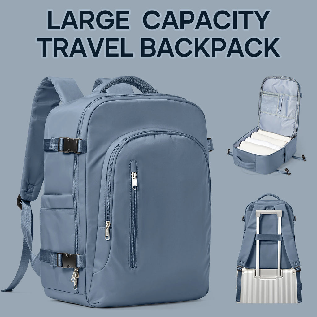 Laptop Bag Travel Backpack for Women Large Capacity Easyjet Carry-Ons